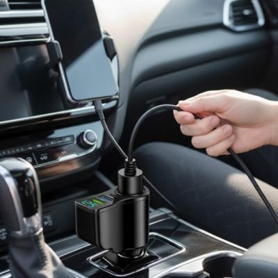Chargeur allume cigare | UltraRapid - Interieur de notre auto