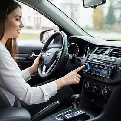 Autoradio bluetooth | SoundCruise - Interieur de notre auto
