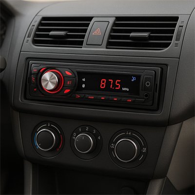 Autoradio Bluetooth | SoundCruise - Interieur de notre auto