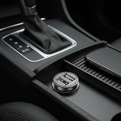 Chargeur allume cigare | UltraCharge - Interieur de notre auto