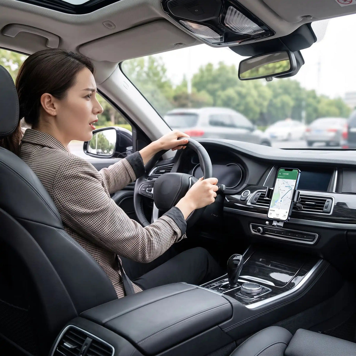 Support téléphone voiture | Gravitix - Interieur de notre auto