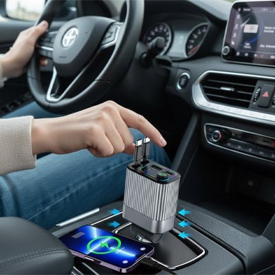 Transmetteur FM Bluetooth| Bluetooth FM transmitter - Interieur de notre auto