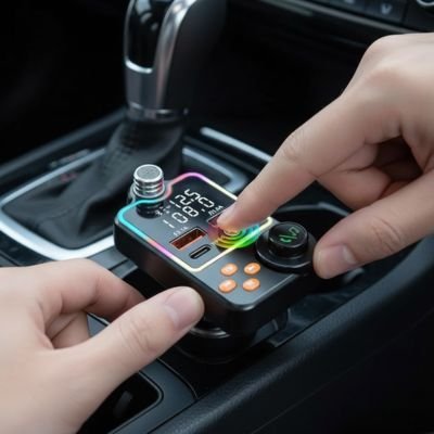 Transmetteur FM bluetooth | SoundDrive - Interieur de notre auto