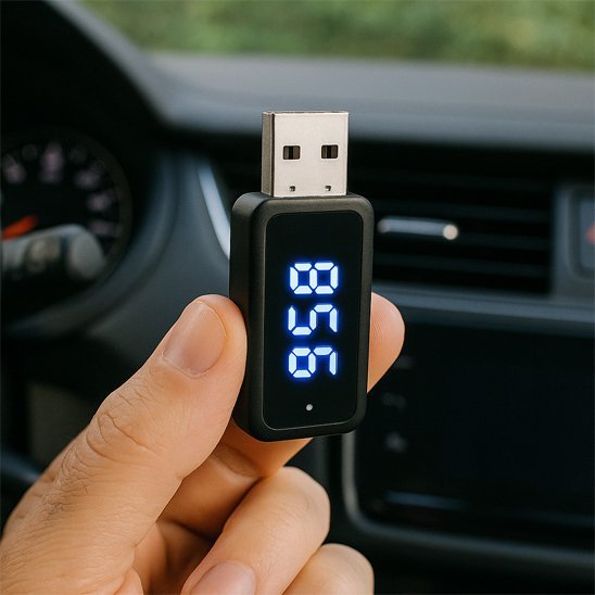 Transmetteur FM Bluetooth | SonicDrive - Interieur de notre auto