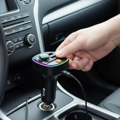 Transmetteur FM Bluetooth | SoundRide - Interieur de notre auto