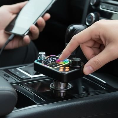 Transmetteur FM bluetooth | SoundDrive - Interieur de notre auto