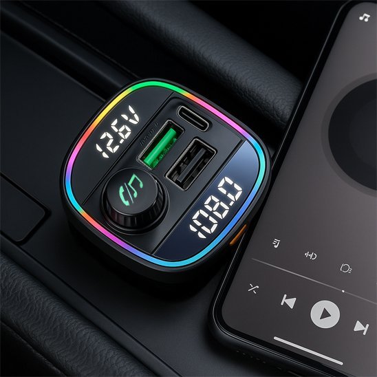 Transmetteur FM Bluetooth | AudioDrive - Interieur de notre auto