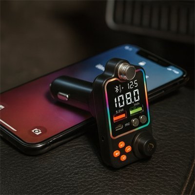 Transmetteur FM Bluetooth | SoundStream - Interieur de notre auto