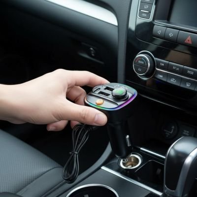 Transmetteur FM Bluetooth | SoundRide - Interieur de notre auto