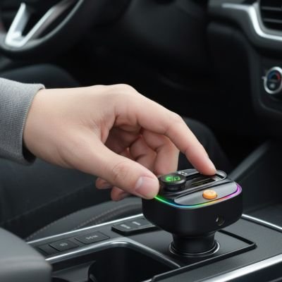 Transmetteur FM Bluetooth | SoundRide - Interieur de notre auto