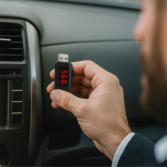 Transmetteur FM Bluetooth | SonicDrive - Interieur de notre auto