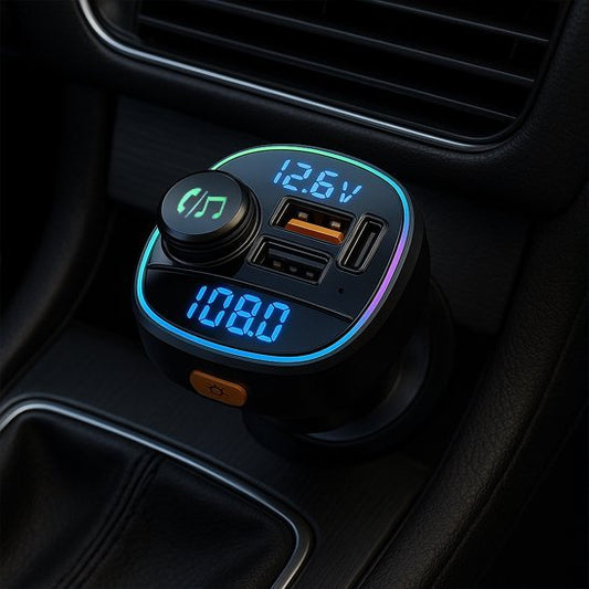 Transmetteur FM Bluetooth | AudioDrive - Interieur de notre auto